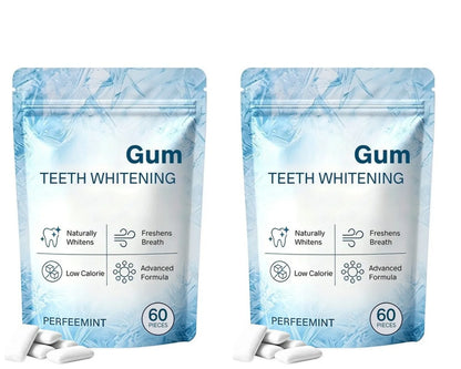 SmileRevive™ | Nano-Hydroxyapatite Whitening & Enamel Care Gum – 60 Pieces