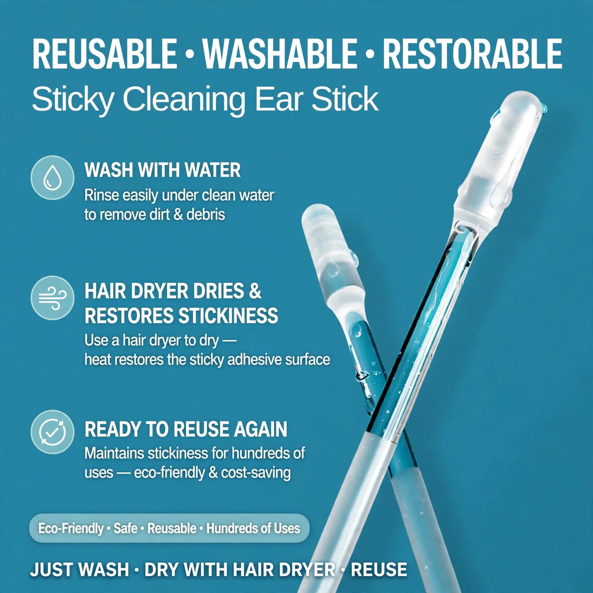 Earlite Sticky Ear Sticks