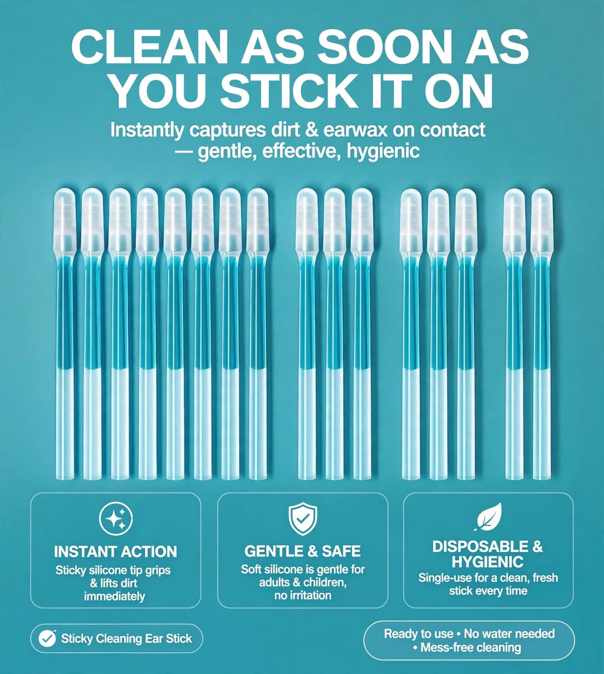 Earlite Sticky Ear Sticks